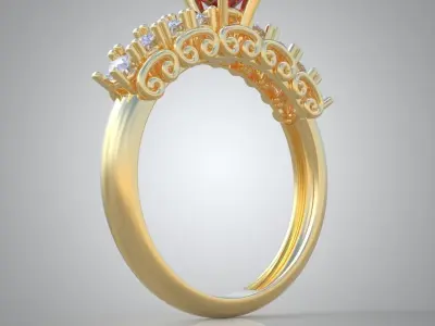 Ring 3D model 0229 3D printable model6 3D print model