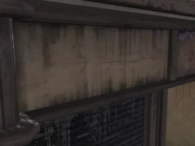 Shopfront Brown Low-poly 3D model