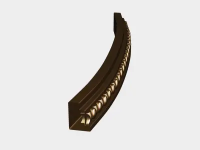 Carved decor for cnc 71 3D model