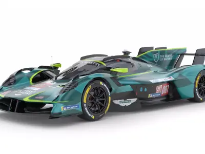 Aston Martin Valkyrie AMR LMH 2025 WEC 3D model