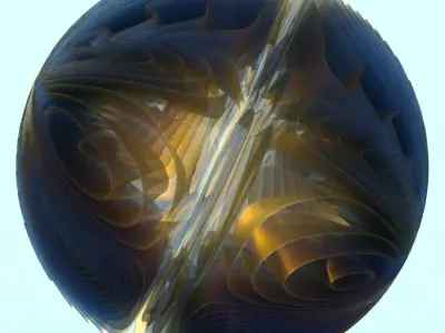 9 Abstract Shapes 3D model