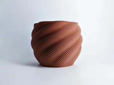 Modern PLANT POT Diluvian for succult planters to big pots 3D print model