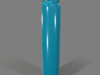 gas-cylinder gas cylinder Low-poly 3D model