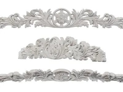 Classic carved 211 3D model