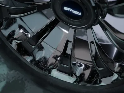 RIM AND TIRE premium Finished 3D model
