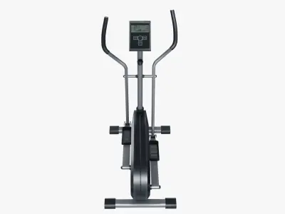 Elliptical trainer Low-poly 3D model