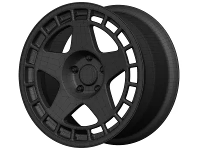 Fifteen52 Turbomac Aftermarket Wheel Low-poly 3D model