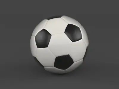 Soccer Ball 3D model 43