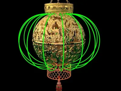 Chinese lantern 3D model