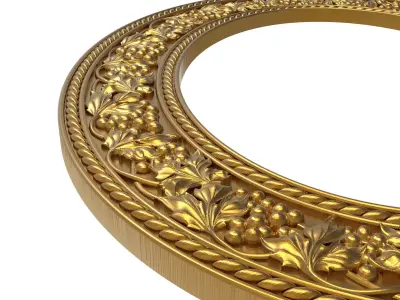 carved frame 3D model 84