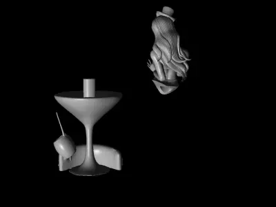 Erotic High Quality model - The gift of Nora 3D print model