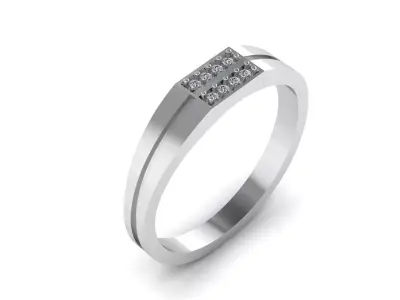 Jewelry Ring  3D print model 2