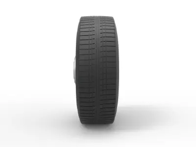 Wire wheel 4 Scale 1 to 10 3D print model