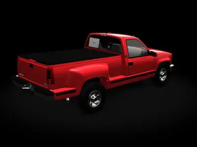 gmc 1996 sierra 3D model