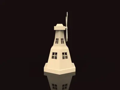 Windtower Toy Free 3D print model