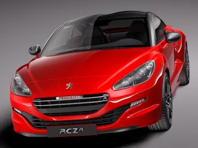 Peugeot RCZ R 2014 3D model