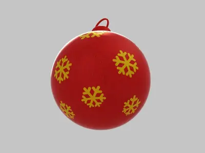 Xmas ball 3D model