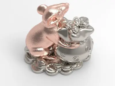 used as jewelry  3D model