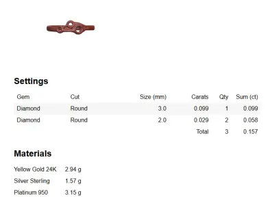 Celestial Drops Ring - 3D print ready 3D print model 3D print model