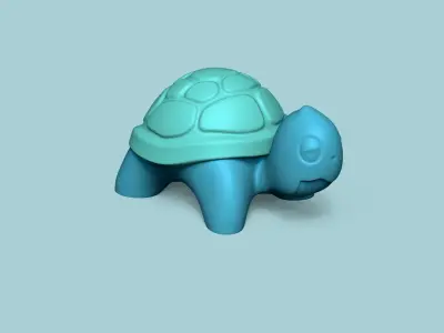Garden Turtle Key Hide STL - Secret Yard Decor 3D print model