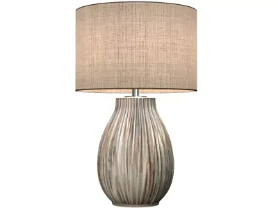 Rustic Provence European Table Lamp Dakota Table Lamp 3D model