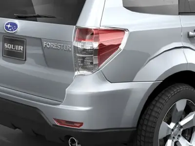Subaru forester midpoly 3D model