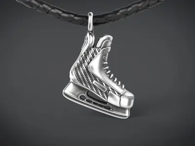 Hockey skates 3D print model