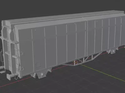 H0 1-87 scale Hbins-tt 292 freight car 3D print model