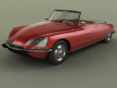 Citroen DS 21 Cabrio 3D model