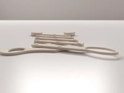 Scissor Extension Arm 3D model