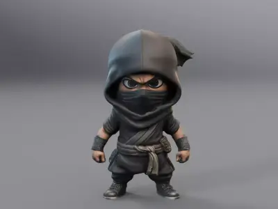 mini ninja 3D model
