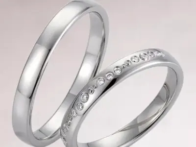 Wedding rings 227 3D print model