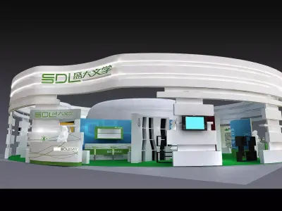 Exhibition - Area - 21X21-3DMAX2009-03 3D model