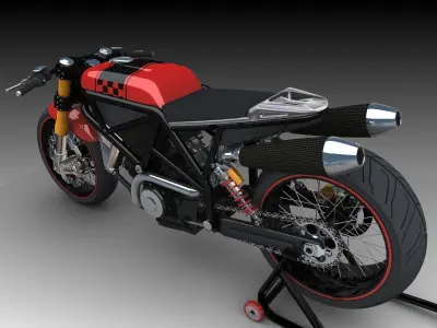 Cafe Racer Concept 3D model