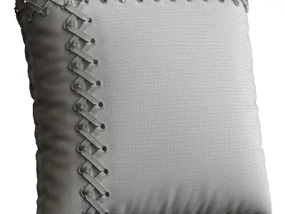 RH  Pillow Cover - View Specifications topology 3d model Low-poly 3D model