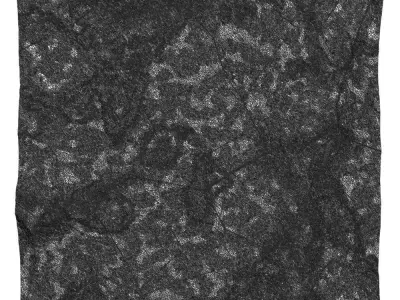 128-RockPanel piece of rock 3D model