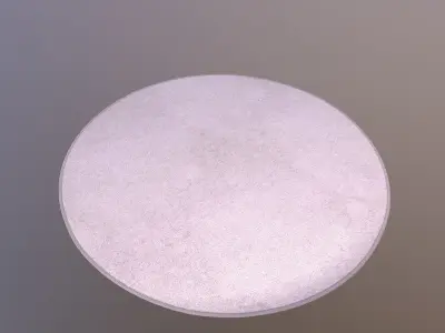 Round Rug Mat 3D model
