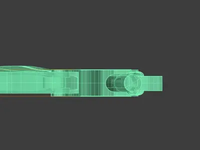 AK47 Pendant Gold Silver Platinum Luxury Jewelry  3D print model