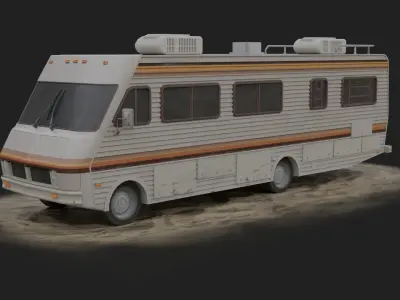 1986 Fleetwood Bounder from Breaking Bad 3D model