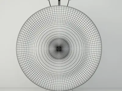 19th Century Laos Bronze Gong 2 3D model