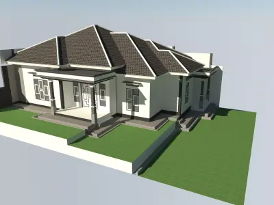 House Type 13 x 12 100 M2 3D model