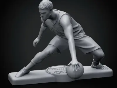  Steph Curry 3D Printable 3S 3D print model