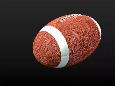 Rugby ball Free 3D model