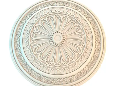 Rosette classic 3D model