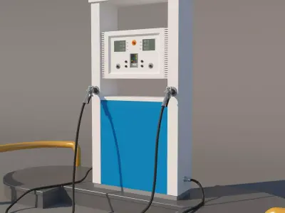 LPG Dispenser 3D model
