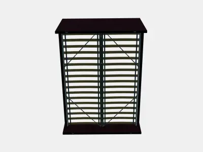 MALM Bed frame high 103 Low-poly 3D model