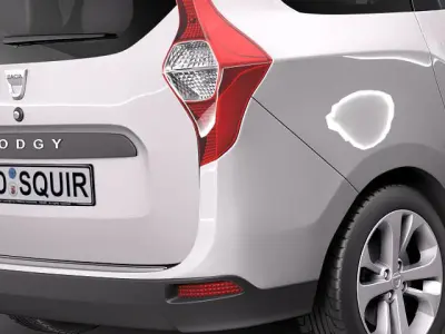 Dacia Lodgy 2012 3D model