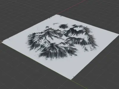 Snow Mountain Free 3D model