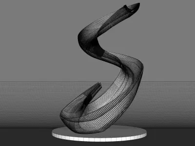 High Quality SketchUp 3D Model Landscape Sculpture Design 3D model