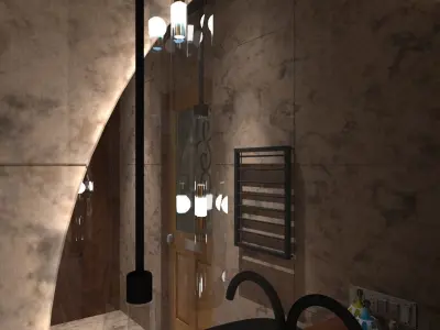Modern bathroom  3D model